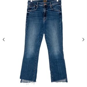 MOTHER Straight Leg Blue Jeans